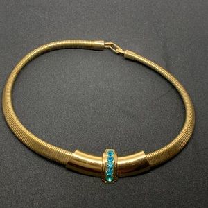 CORA VINTAGE gold tone chocker